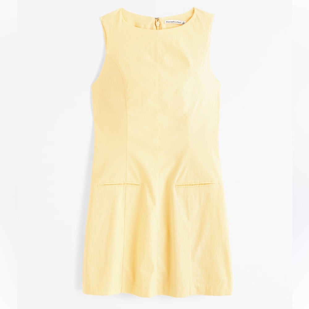 Abercrombie & Fitch High Neck Stretch Mini Dress